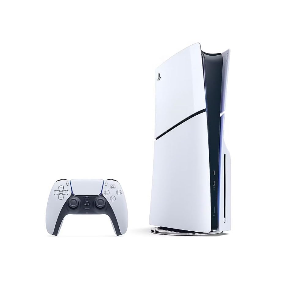Playstation 5 Slim Disc 1TB Console Bundle with Controllers and Charging Station D66156