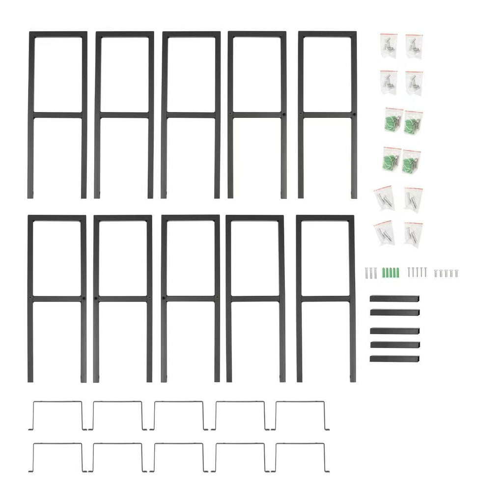 34 Inch Wall Mount Media Storage Rack F6102