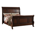 California King Pine Wood Sleigh Bed K66286