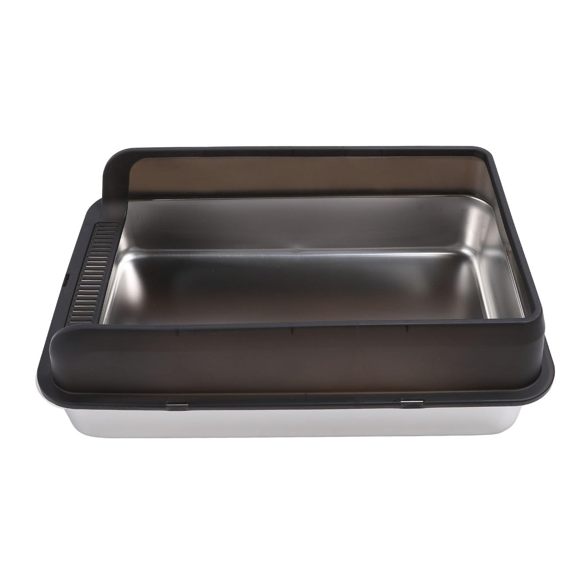 Stainless Steel Top Entry Cat Litter Box with Lid R19831