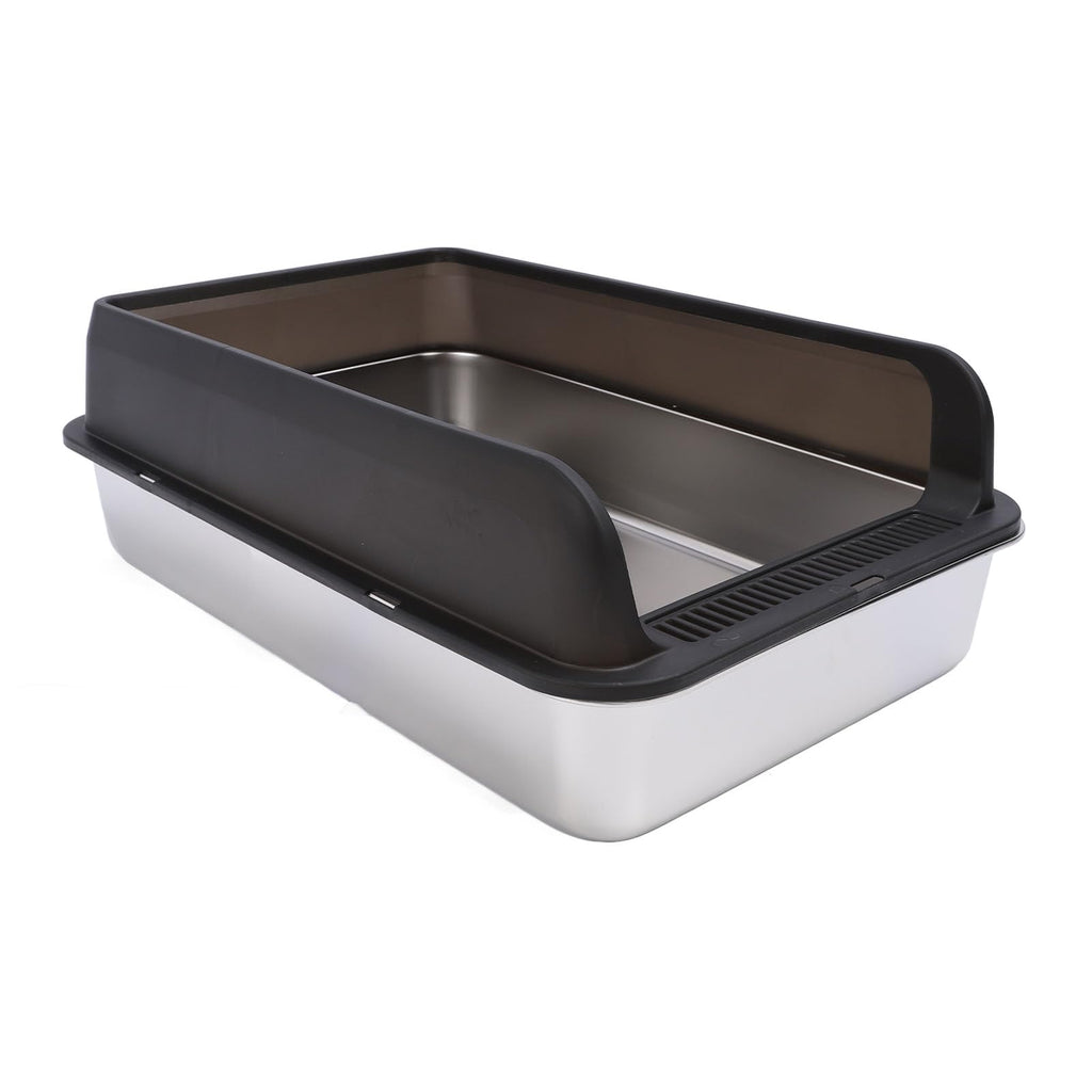 Stainless Steel Top Entry Cat Litter Box with Lid R19831