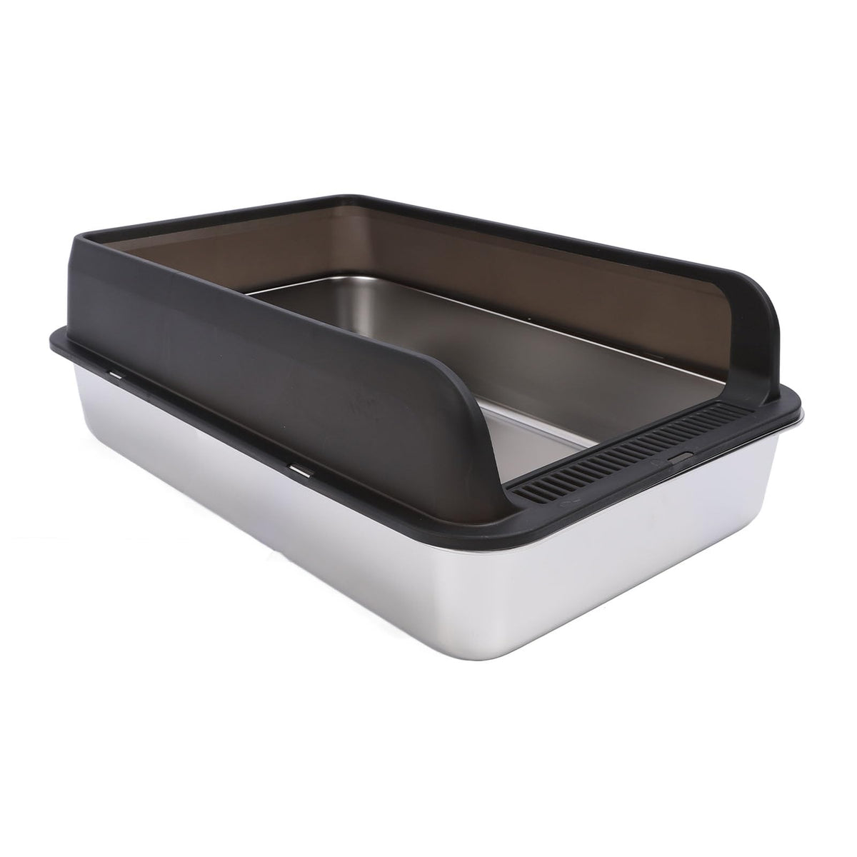 Stainless Steel Top Entry Cat Litter Box with Lid R19831