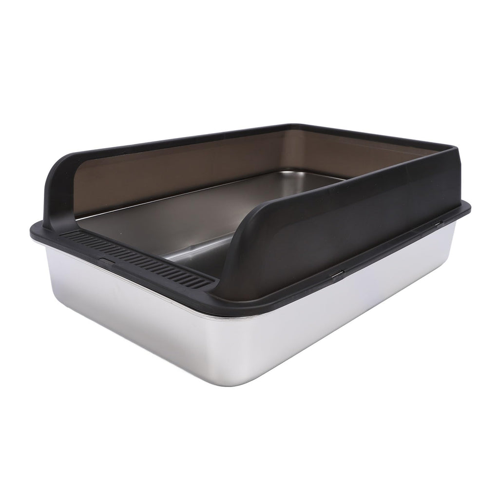 Stainless Steel Top Entry Cat Litter Box with Lid R19831