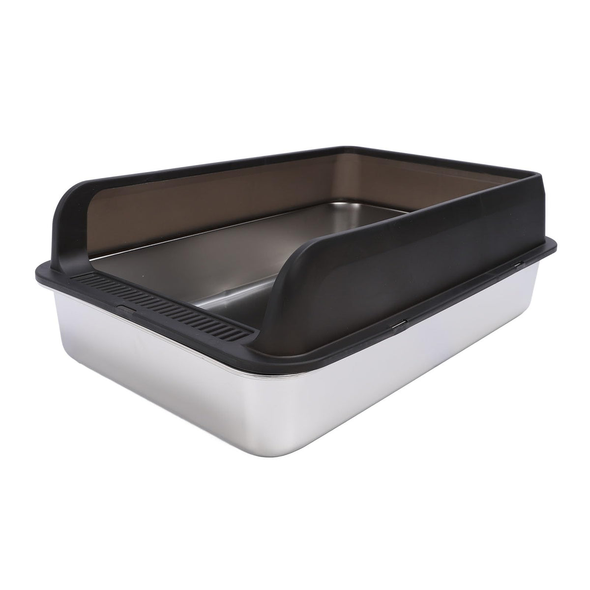 Stainless Steel Top Entry Cat Litter Box with Lid R19831