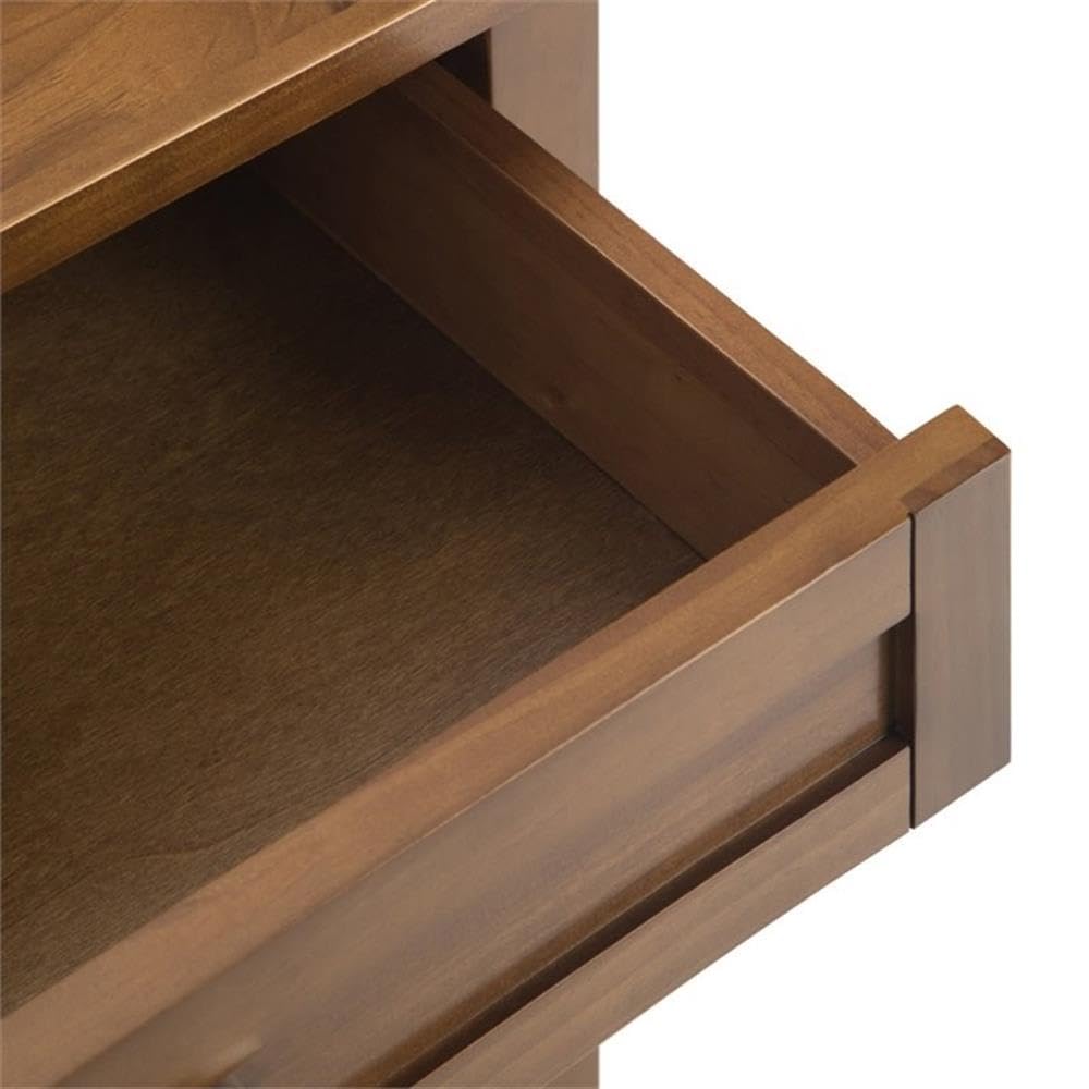 2-Piece Wood 24" Bedside Nightstand Table Set O5762