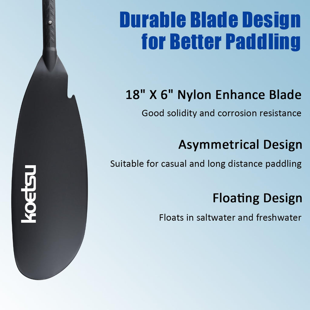 Aluminum 4-Piece Adjustable Double-Sided Kayak Paddle G9218