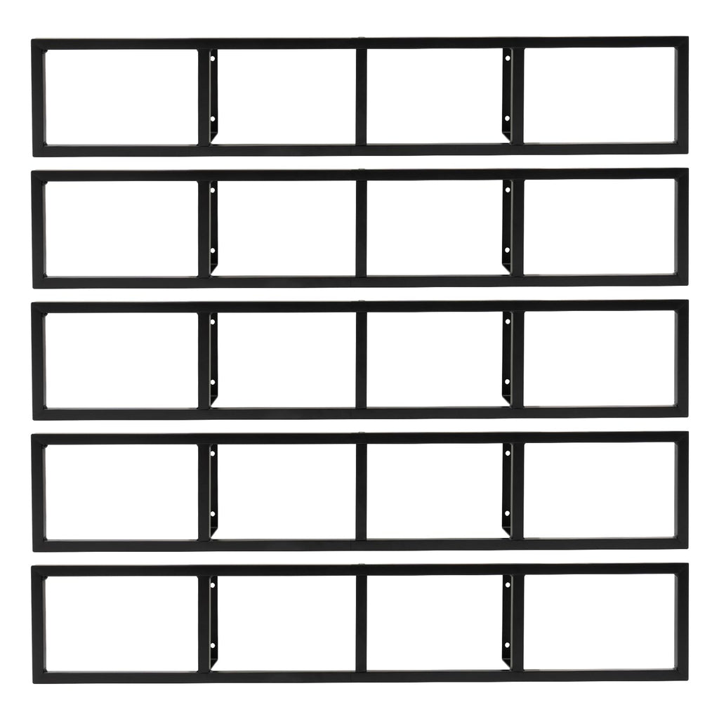 34 Inch Wall Mount Media Storage Rack F6102