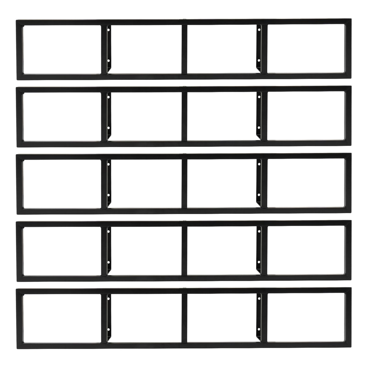 34 Inch Wall Mount Media Storage Rack F6102