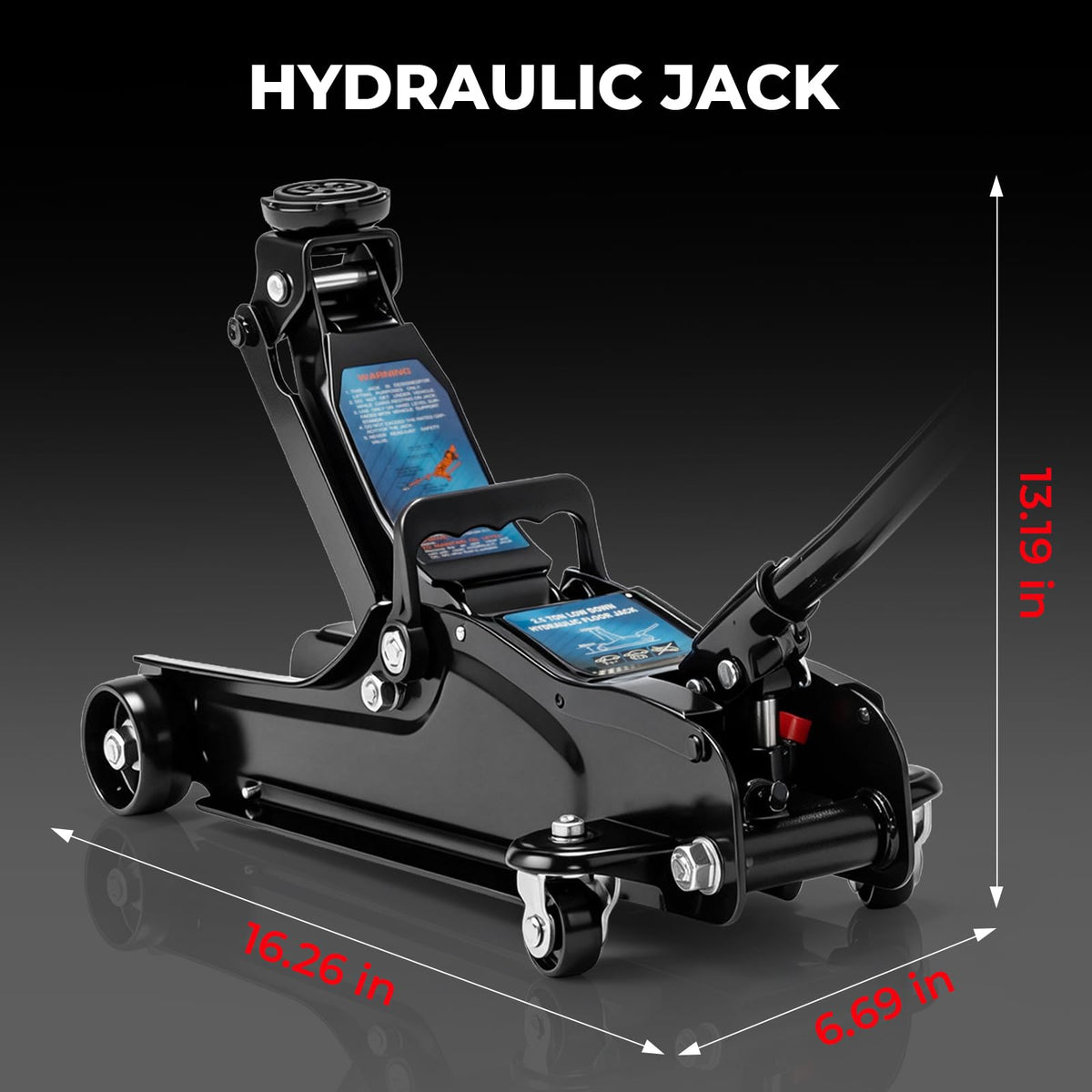 Heavy Duty Steel Hydraulic Floor Jack D958