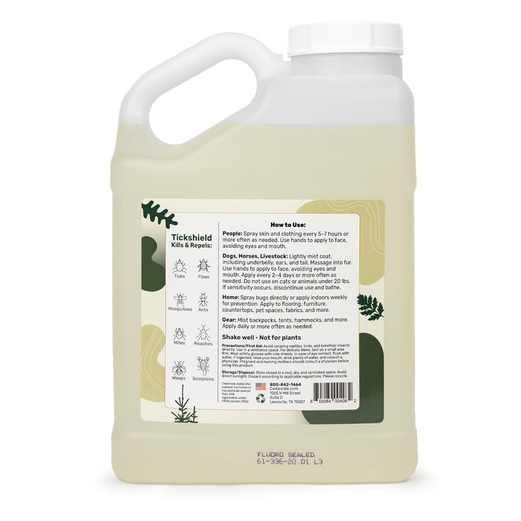 Cedar Oil Tick & Mosquito Repellent Spray F86790