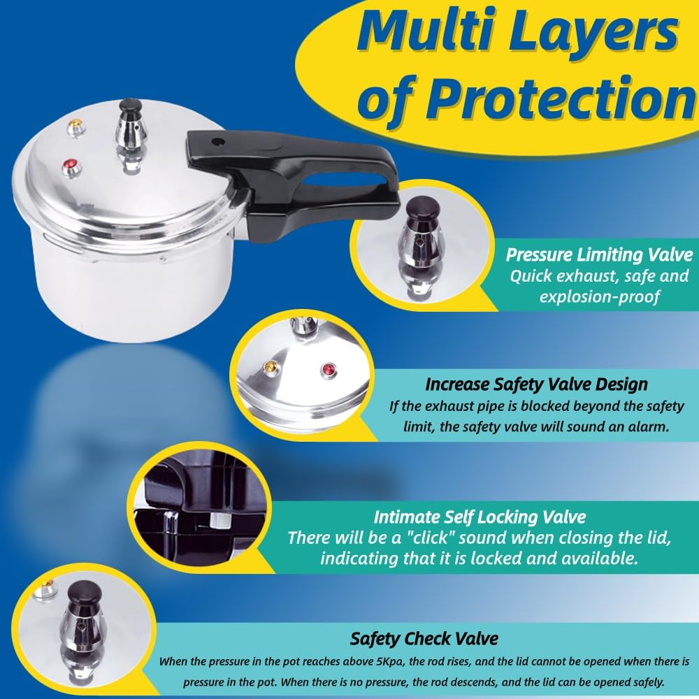 3L Stainless Steel Pressure Cooker A495