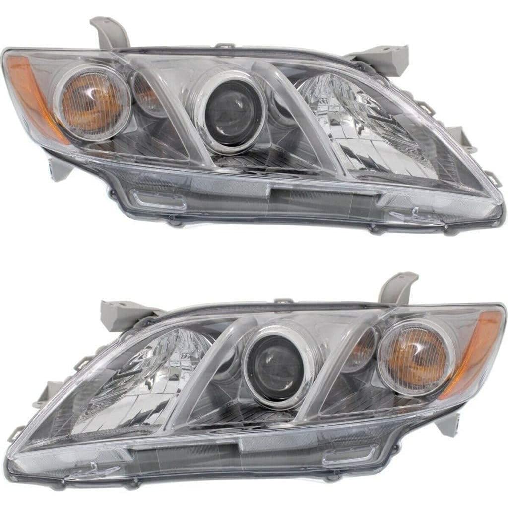 Toyota Camry Headlight Assembly Pair Driver and Passenger Side C96628