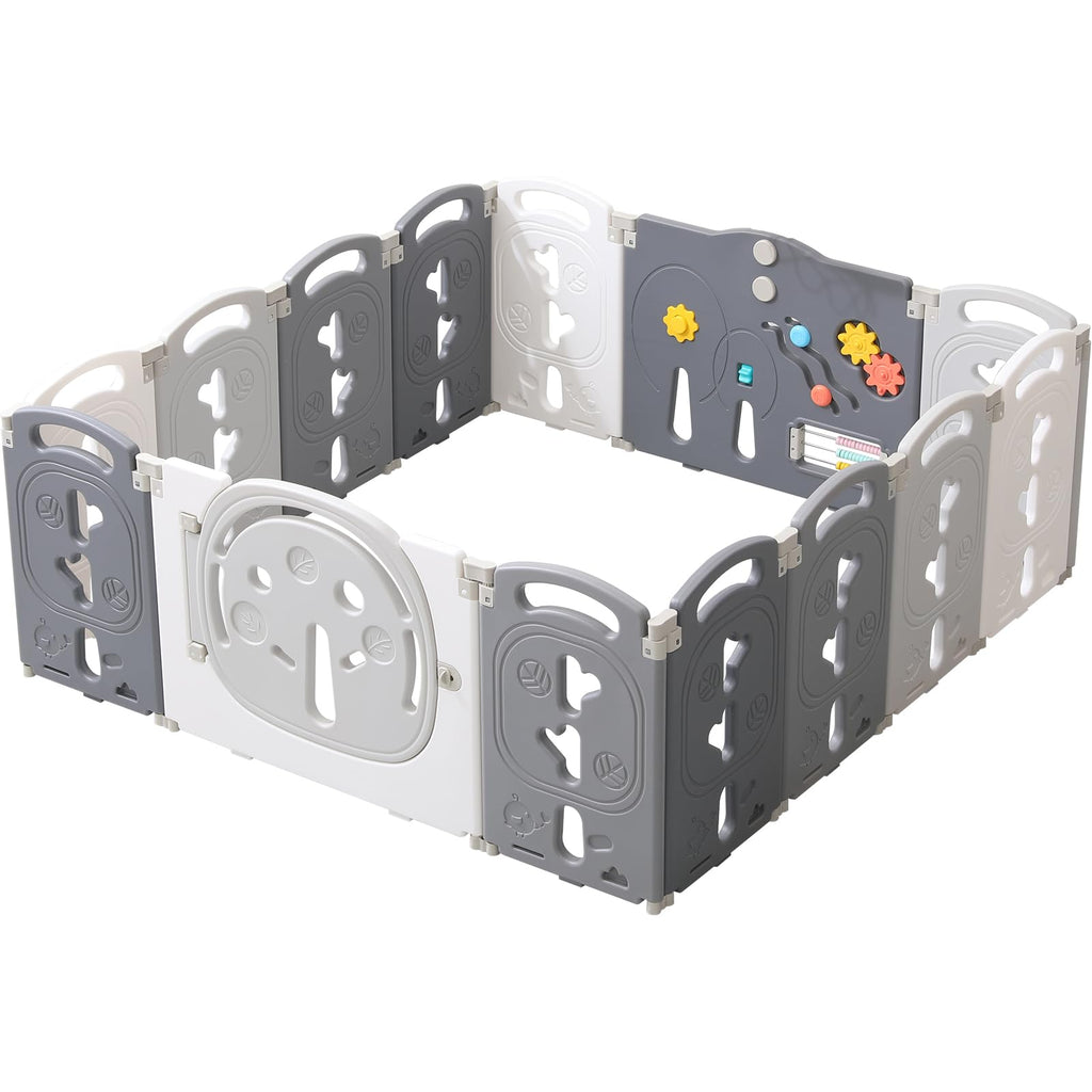 Foldable Portable 14 Panel Baby Playpen W1920