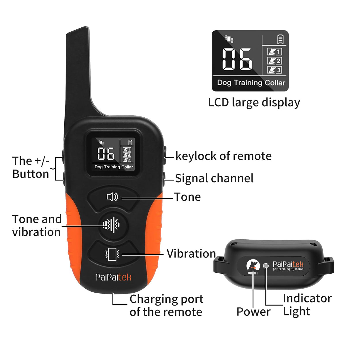 Vibration Dog Collar with Controller E82994