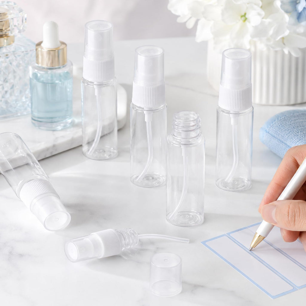 8 Pcs 0.5 Oz Fine Mist Travel Spray Bottles W18906