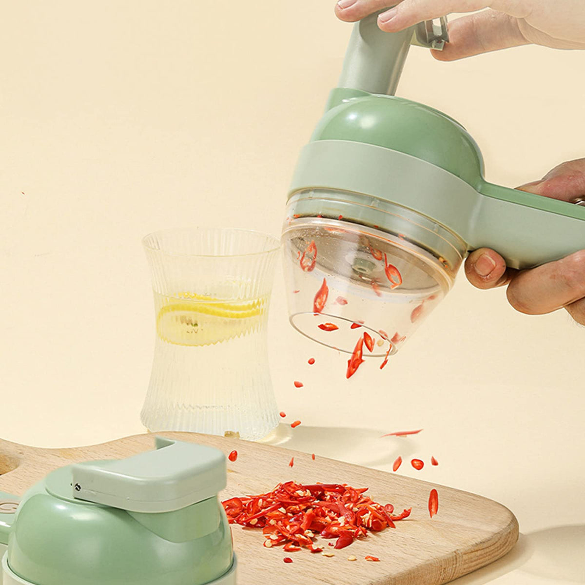 4 In 1 Cordless Electric Vegetable Cutter Z3737
