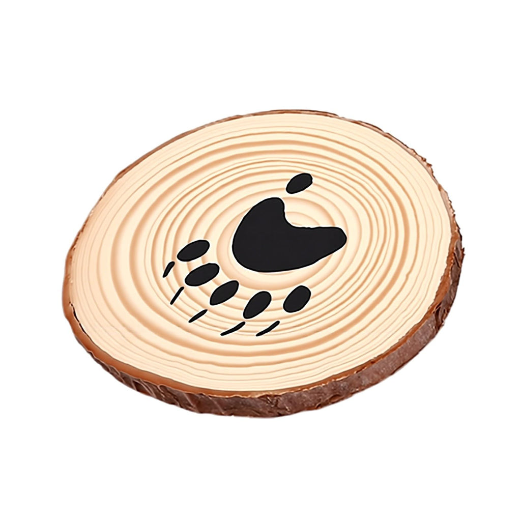 Set of 6 Black Bear Coaster Set with Canoe Holder P64906