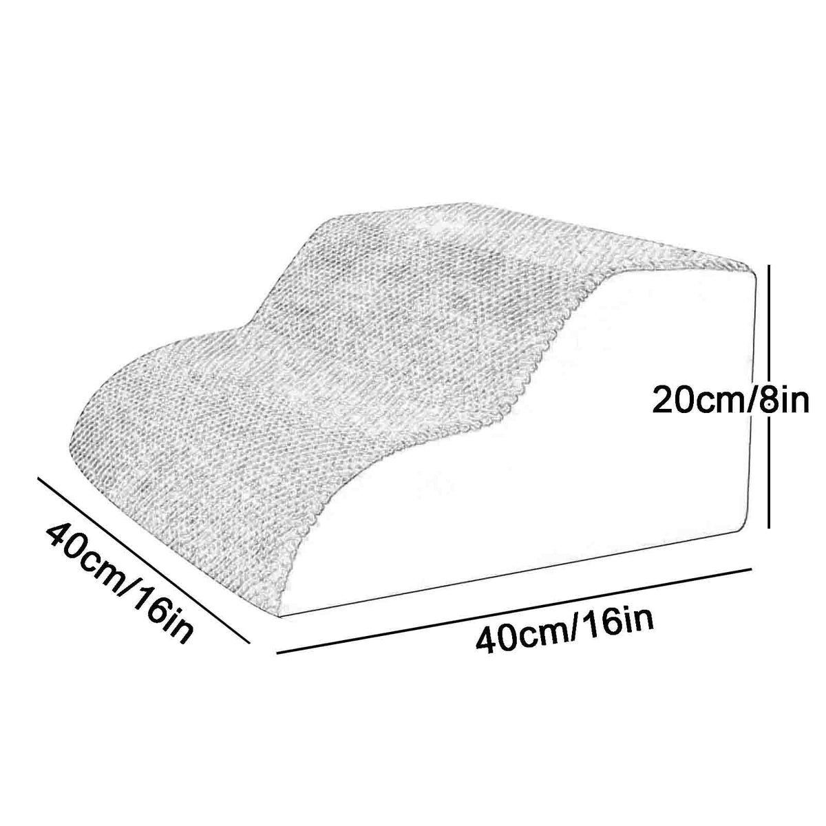 Non-Slip High Density Foam Pet Stairs Z96420