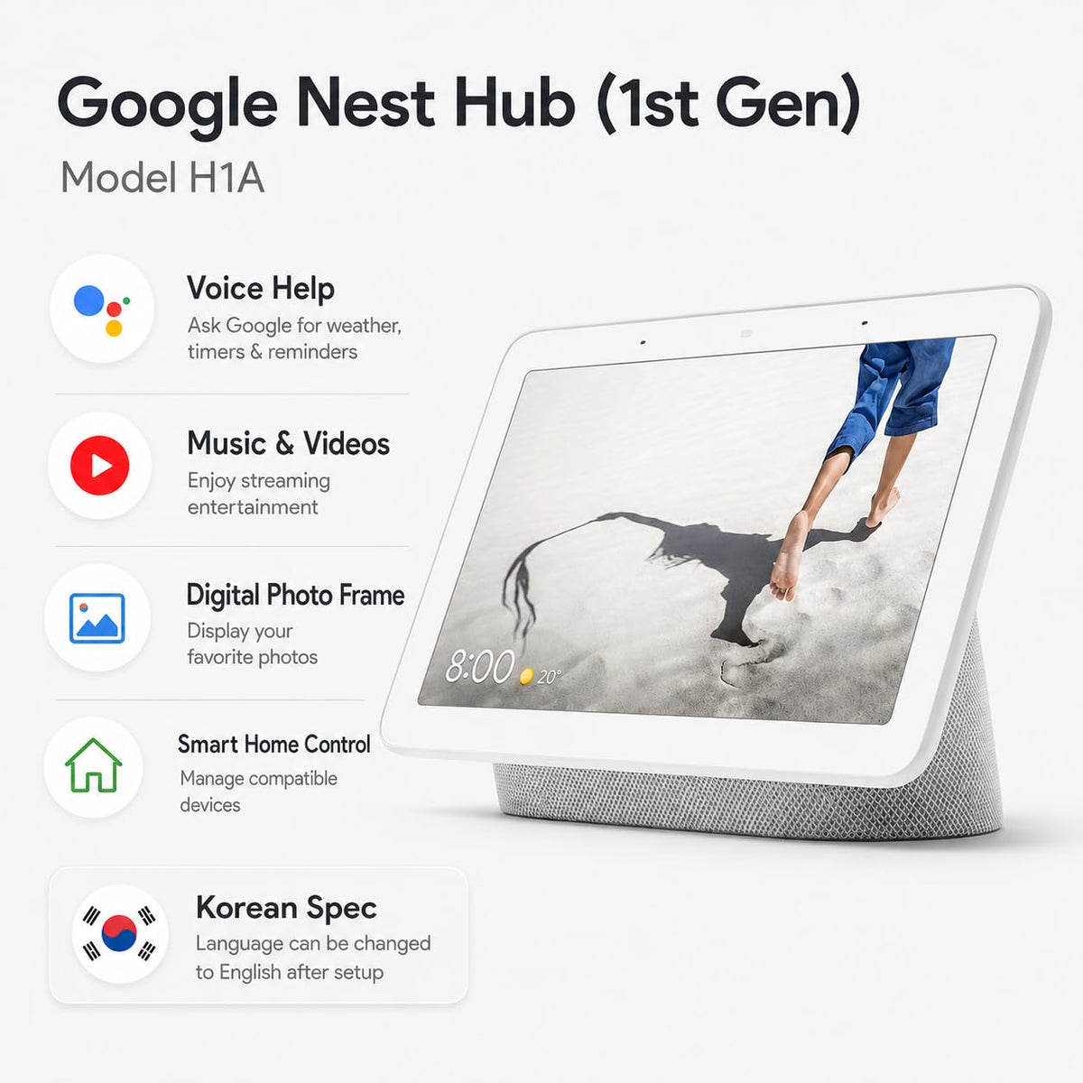 Smart Display with Google Assistant O93670
