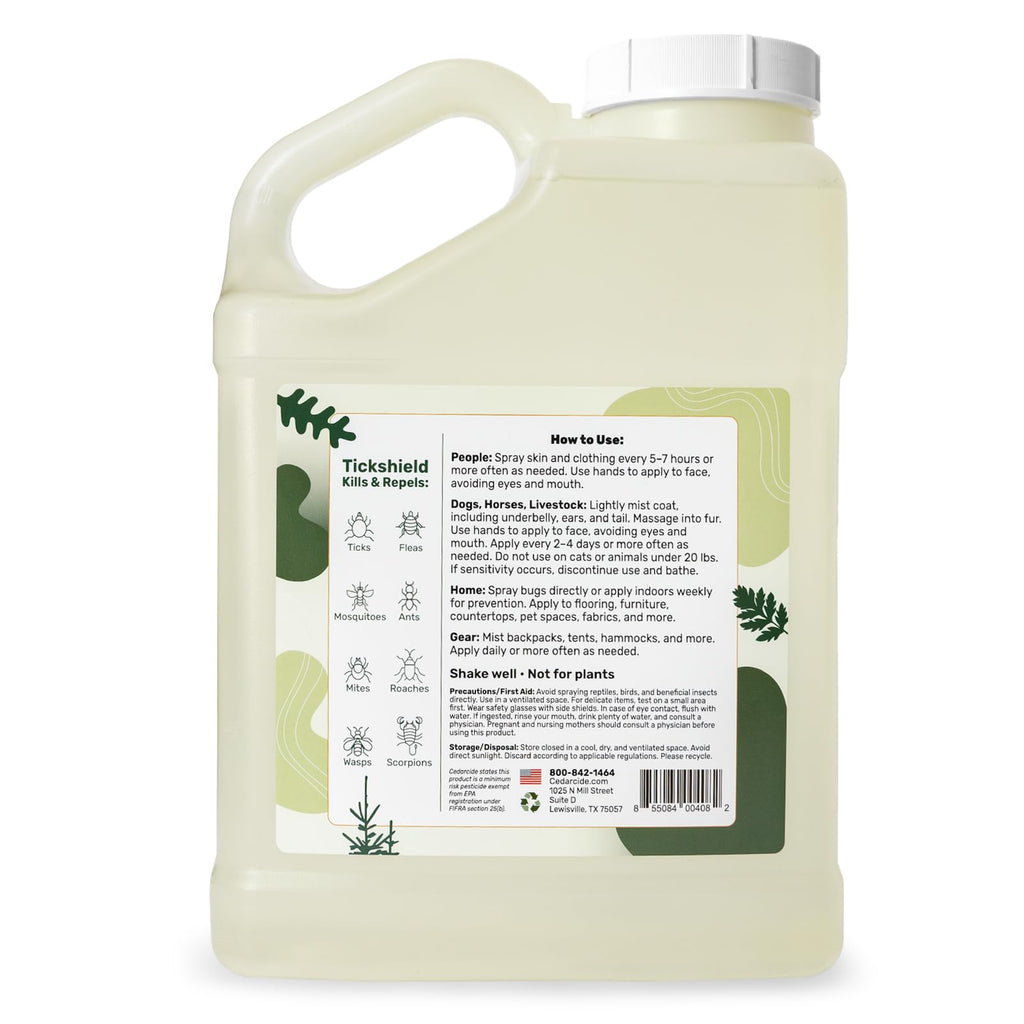Cedar Oil Tick & Mosquito Repellent Spray F86790