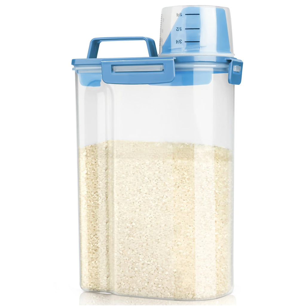Airtight Rice Storage Container with Measuring Cup N528355