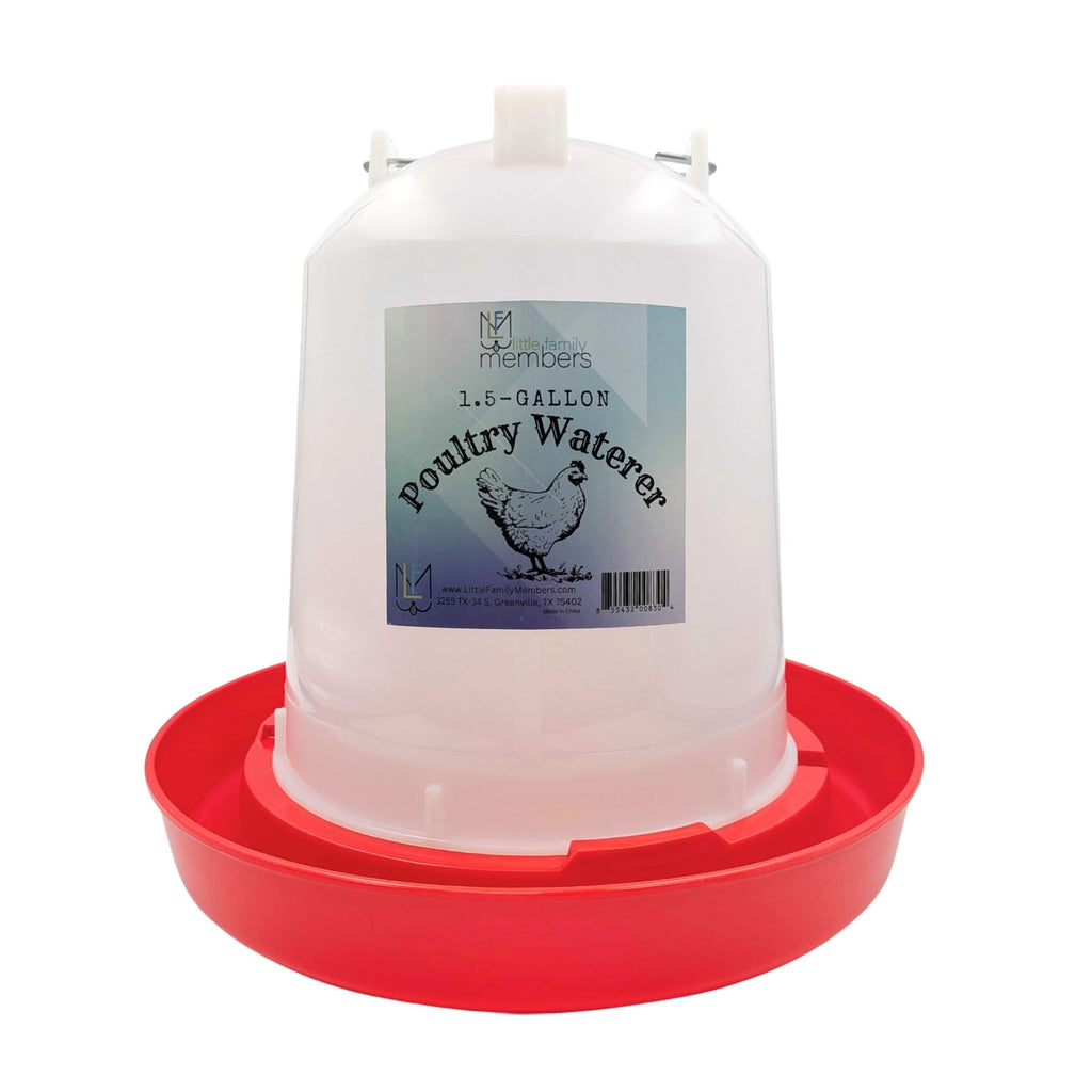1.5-Gallon Poultry Waterer with Metal Handle S520