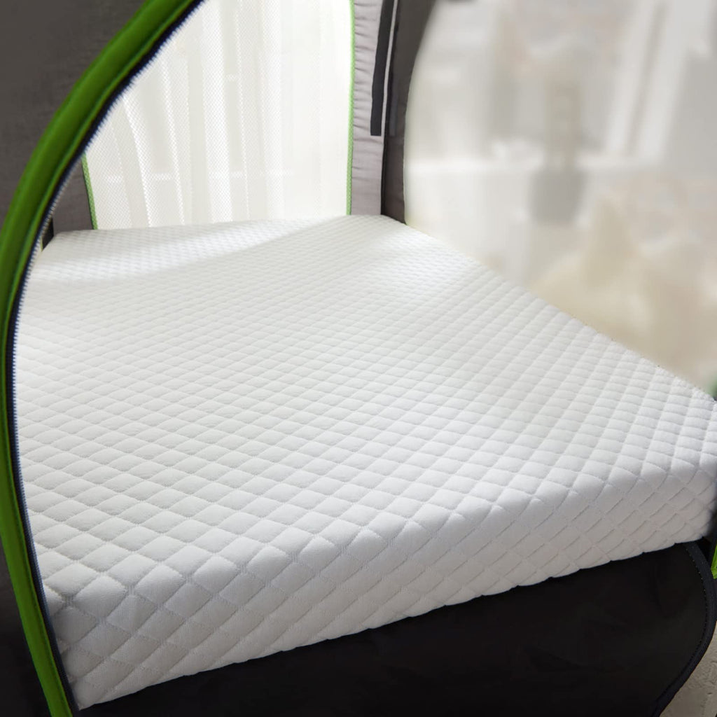 3" Waterproof Memory Foam Pack and Play Mattress White G151696