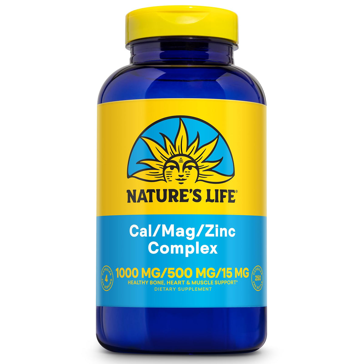 Cal Mag Zinc Complex 250 Count Capsules Z22473