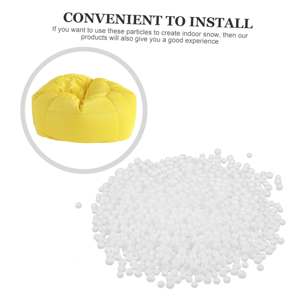 White Foam Bean Bag Filler 200g G18509