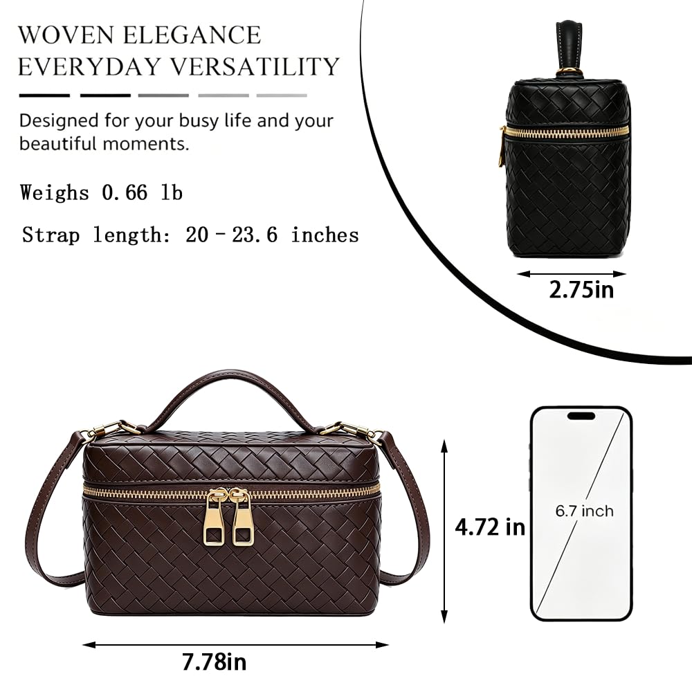 Women's Mini Woven Crossbody Bag U979559