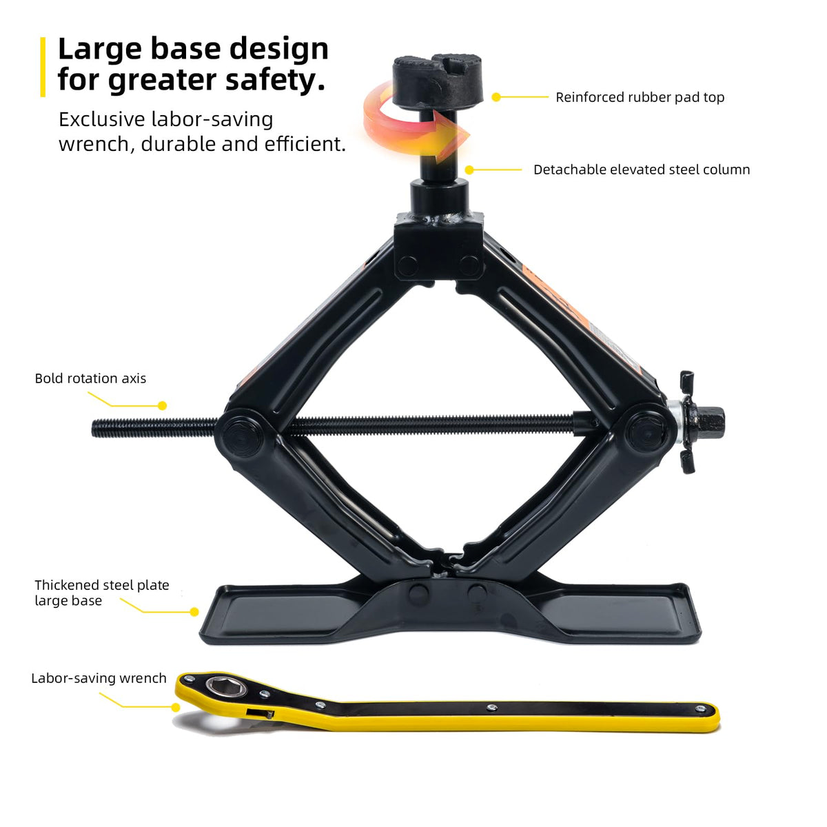1.8 Ton Scissor Jack Kit J533
