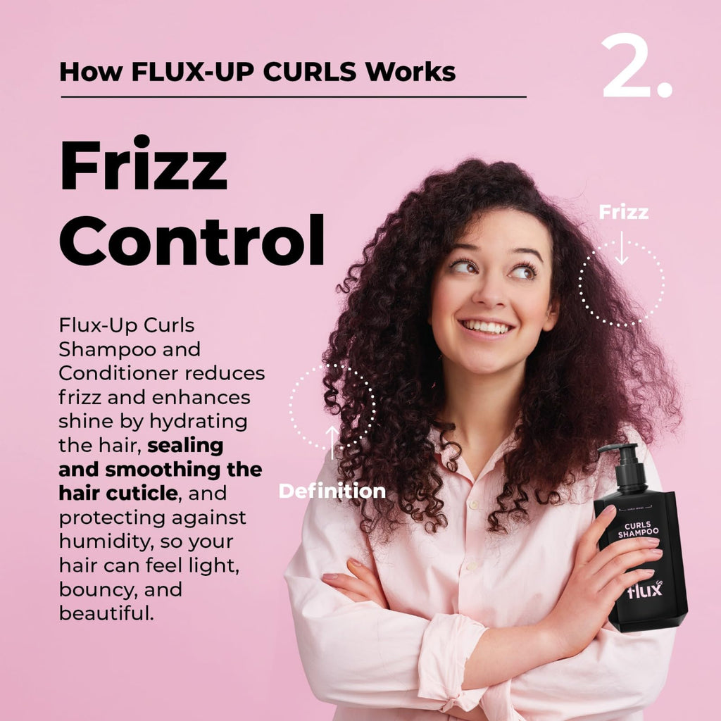 Curly Hair Shampoo & Conditioner Set Sulfate-Free 8 fl oz V57074