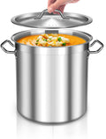 40 Quart Stainless Steel Stock Pot with Lid M649232