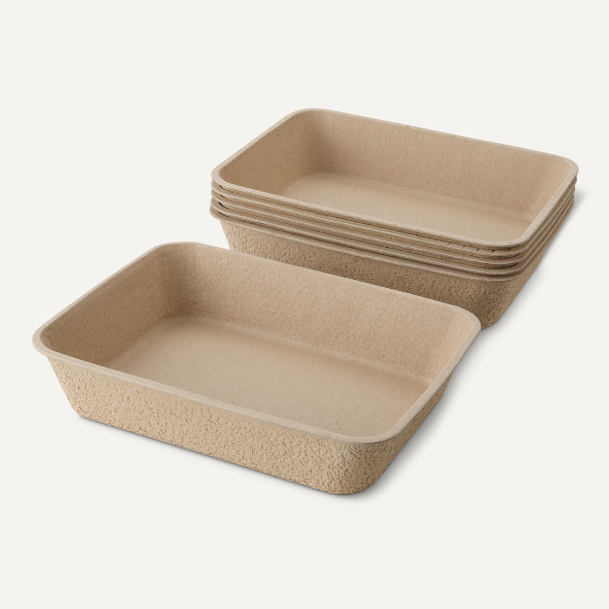 Disposable Cat Litter Box Large 6-Pack O532