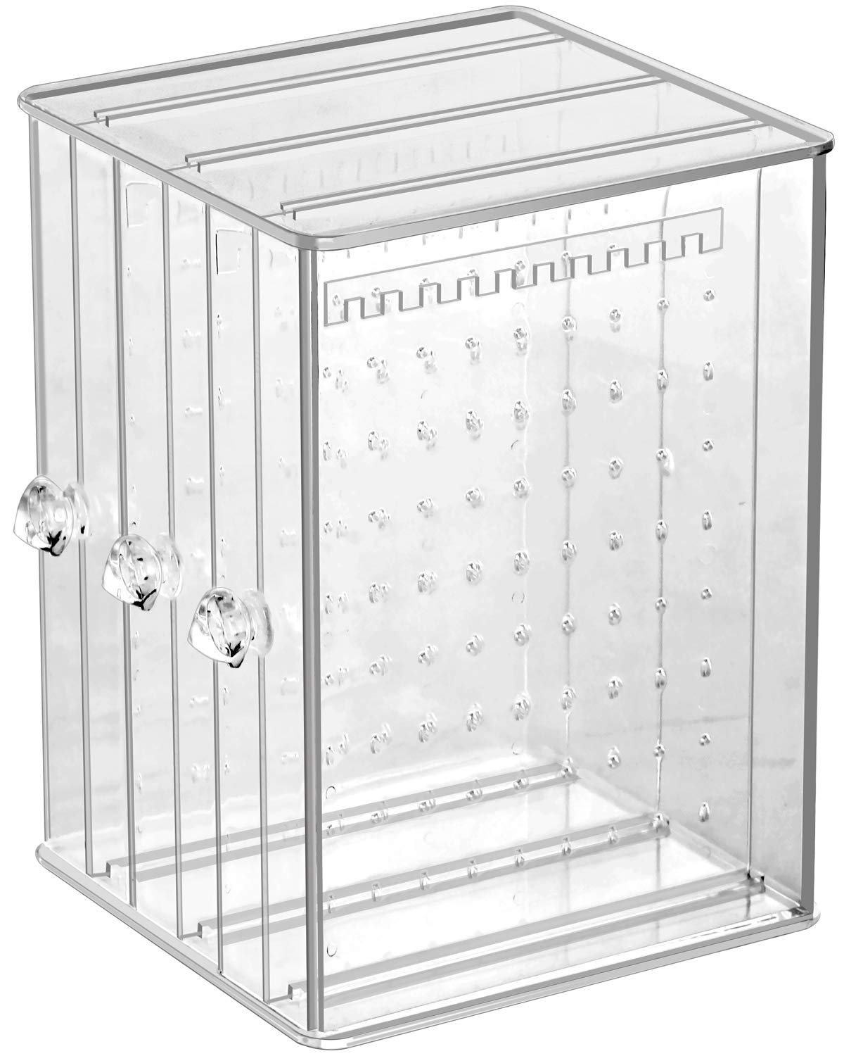 Clear Acrylic 3 Vertical Drawer Jewelry Storage Box S72758