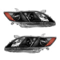 Toyota Camry Front Bumper Headlight Black Housing 1 Pair O874203