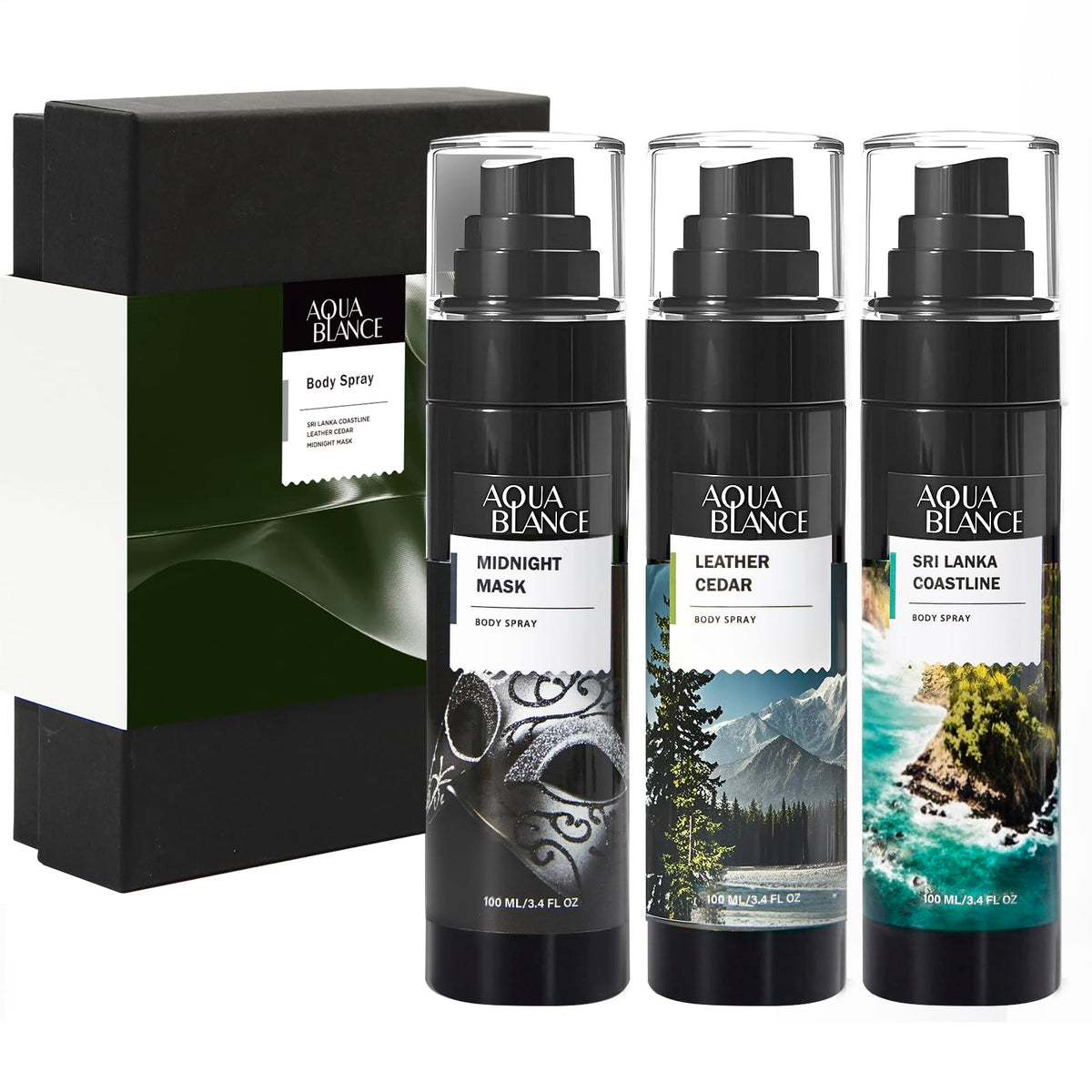 Body Spray for Men 3.4 Fl Oz 3-Pack N497908