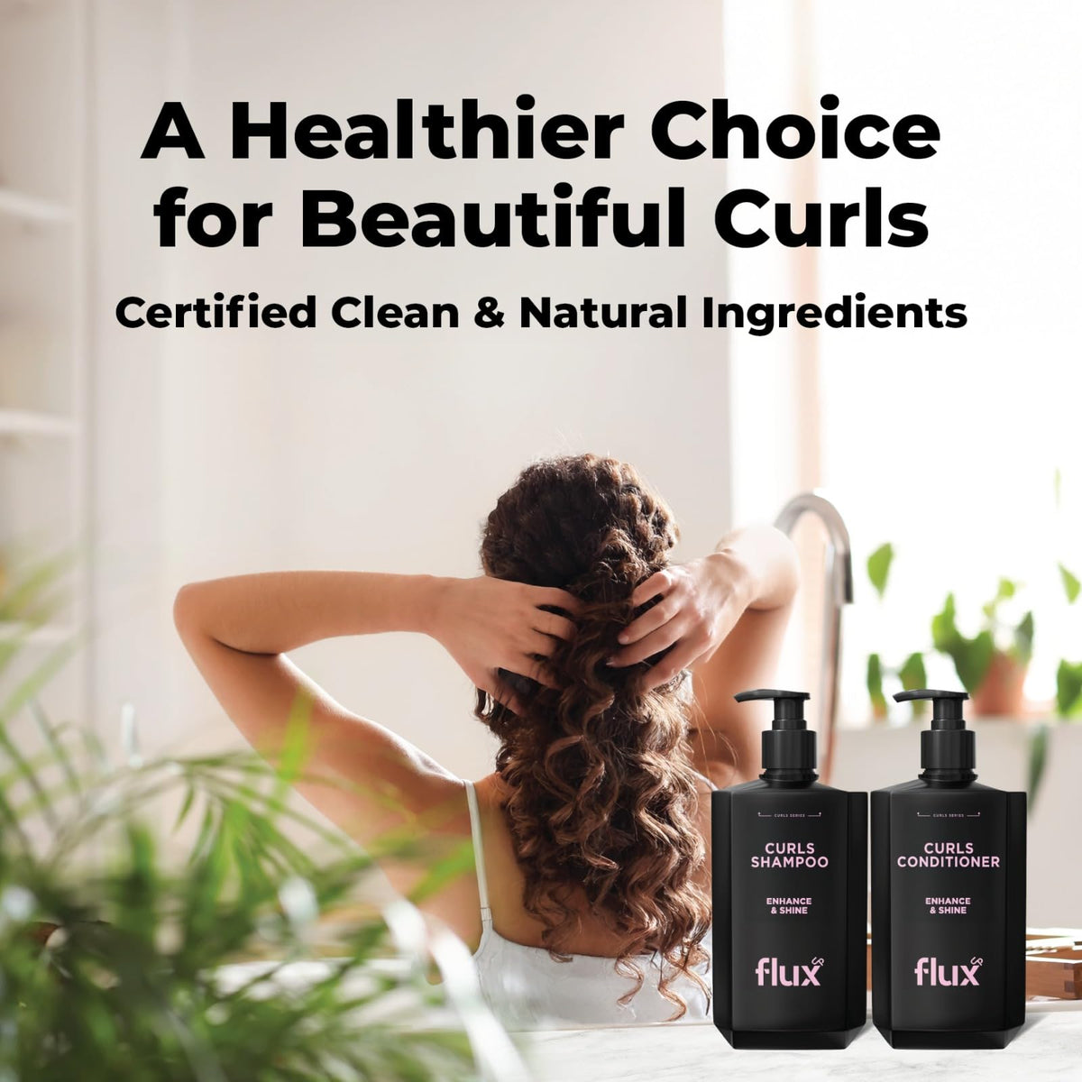 Curly Hair Shampoo & Conditioner Set Sulfate-Free 8 fl oz V57074