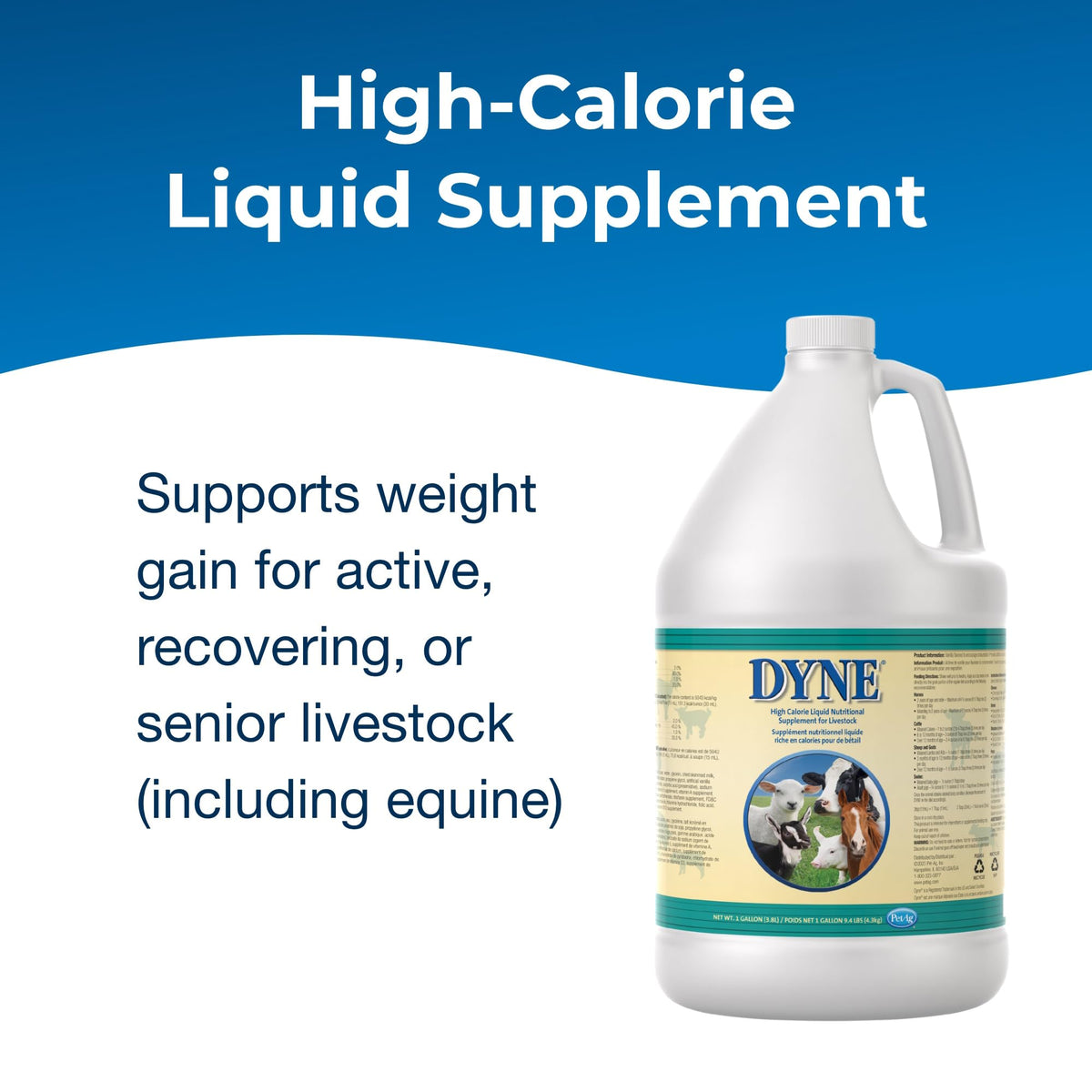 High Calorie Liquid Nutritional Supplement for Livestock 1 Gallon K228340