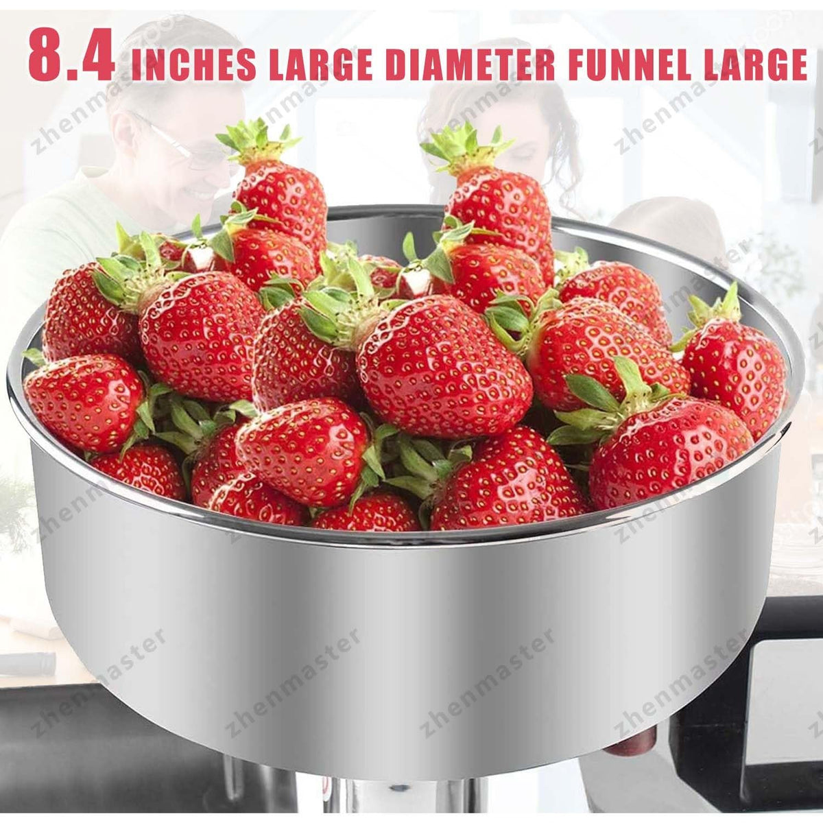 450W Stainless Steel Electric Tomato Strainer and Sauce Maker C900587