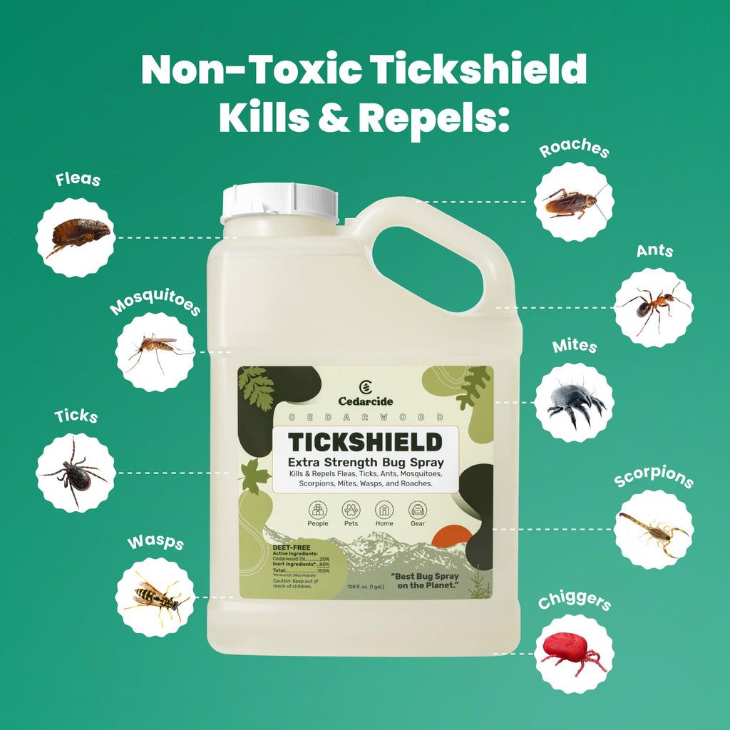 Cedar Oil Tick & Mosquito Repellent Spray F86790