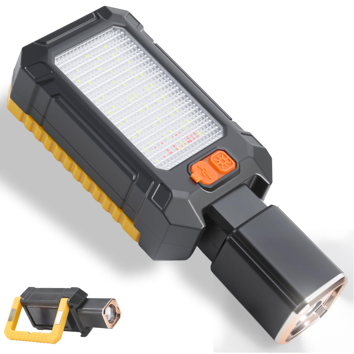 LED Rechargeable Magnetic Work Light 1000 Lumens 5 Mode 1 Pack T4173