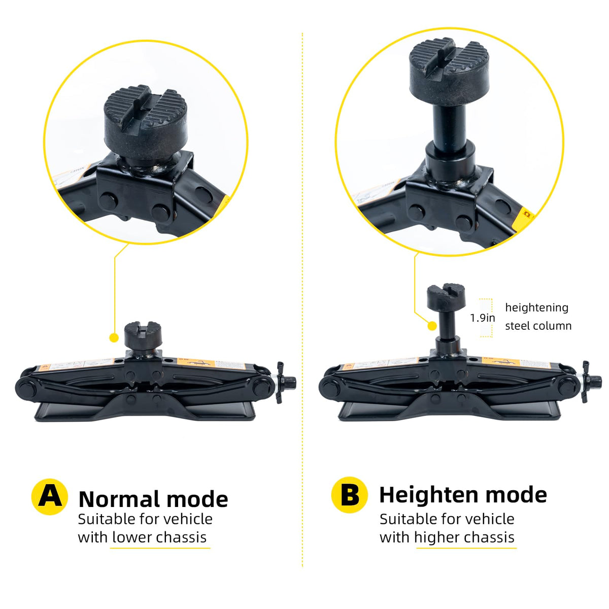 1.8 Ton Scissor Jack Kit J533