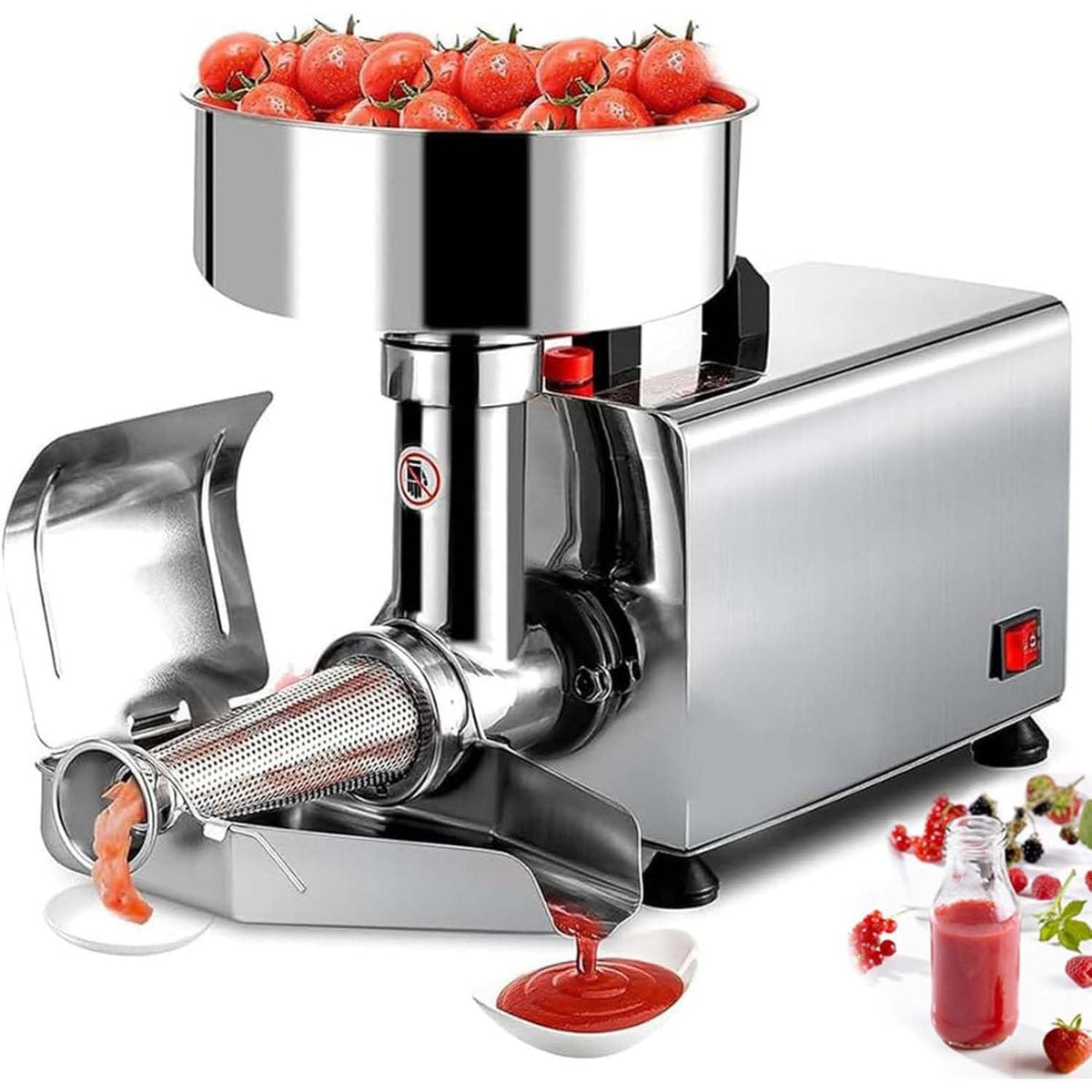 450W Stainless Steel Electric Tomato Strainer and Sauce Maker C900587