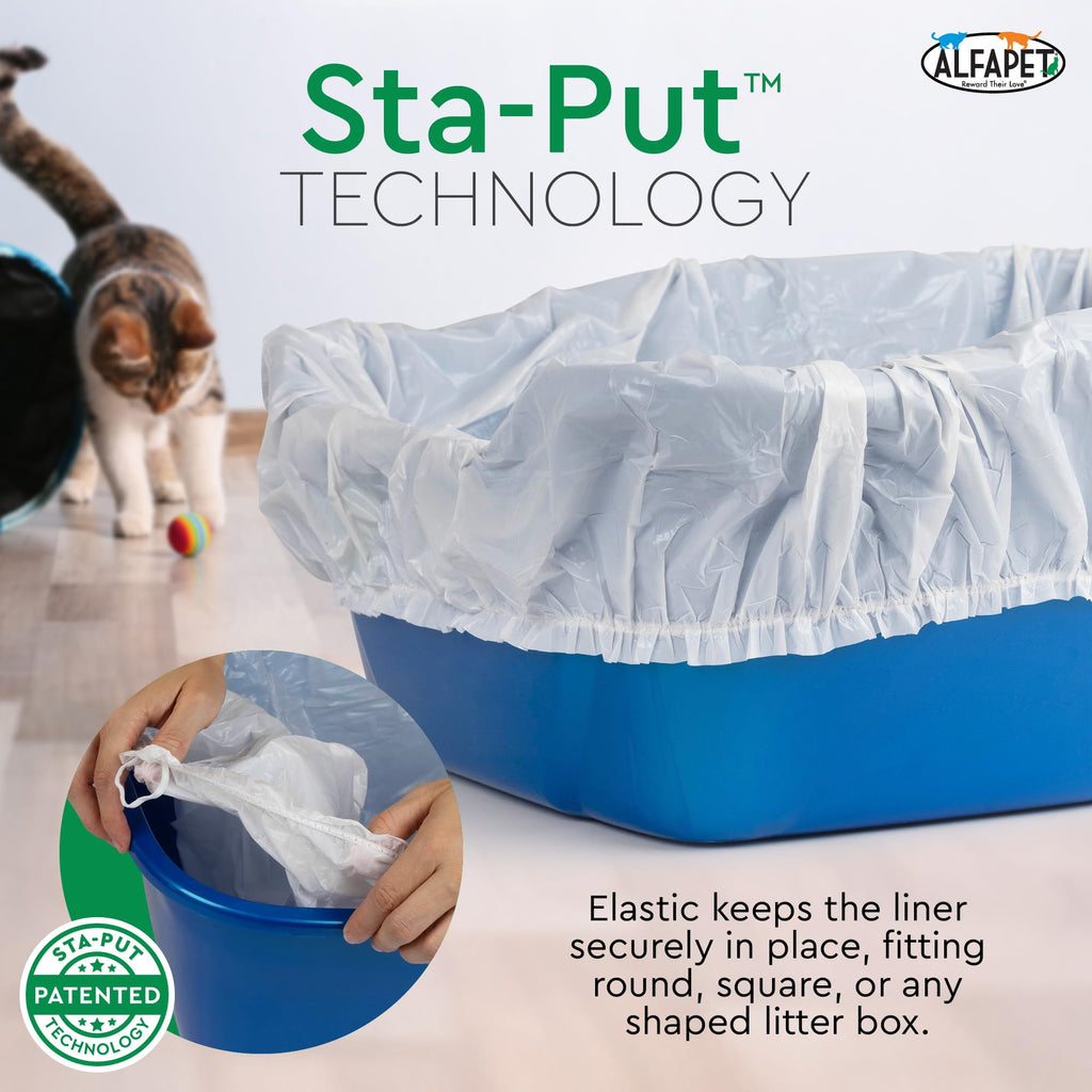 Super Jumbo 15Count Tear-Resistant Waterproof Cat Litter Box Liners X856