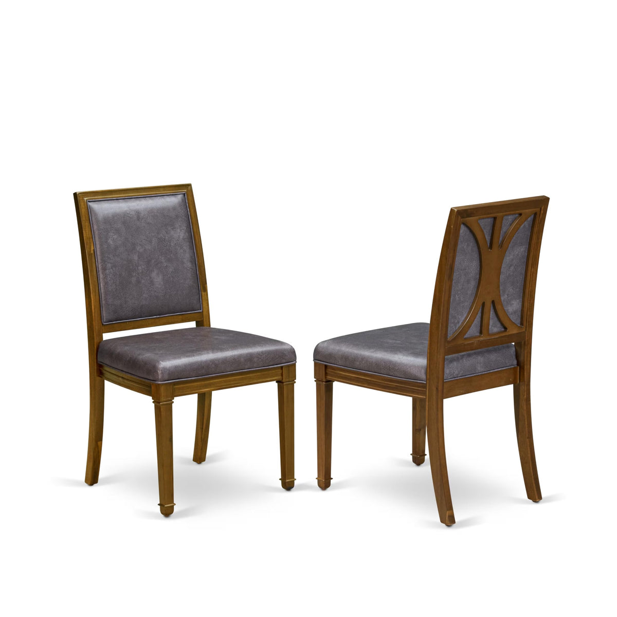 9 Piece Dining Table Set with 8 Light Beige Fabric Chairs R83804