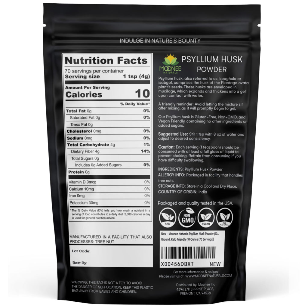Psyllium Husk Powder 10 OZ E283