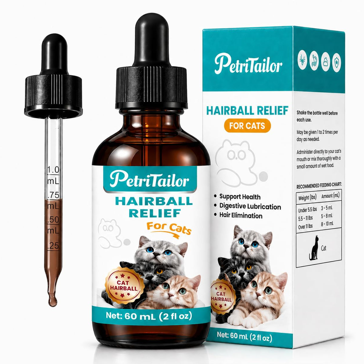 Cat Hairball Remedy Drops F29620