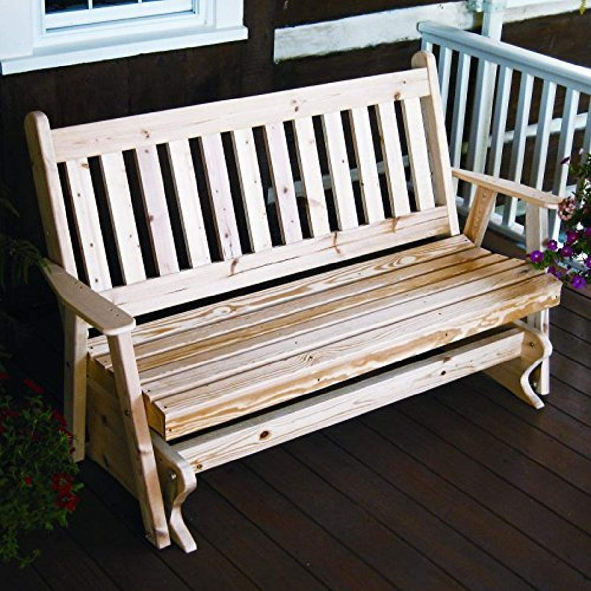 Yellow Pine Glider Bench D23138