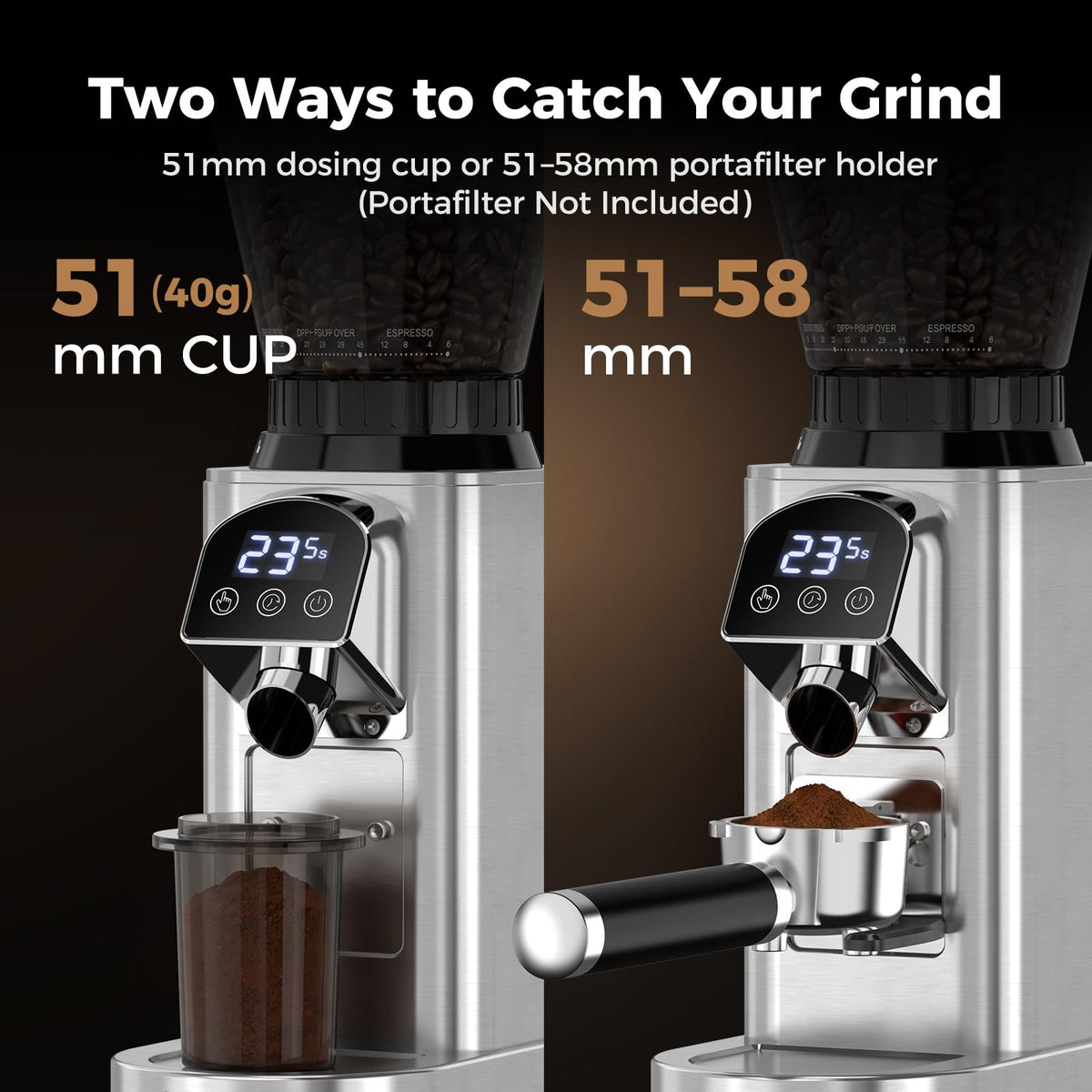 Conical Burr Coffee Grinder with 48 Settings A5756